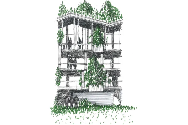Resort in the woods (for Aman)